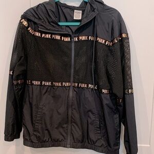 PINK Victoria Secret NWOT, Jacket with hood, Zipper front, long sleeve.
